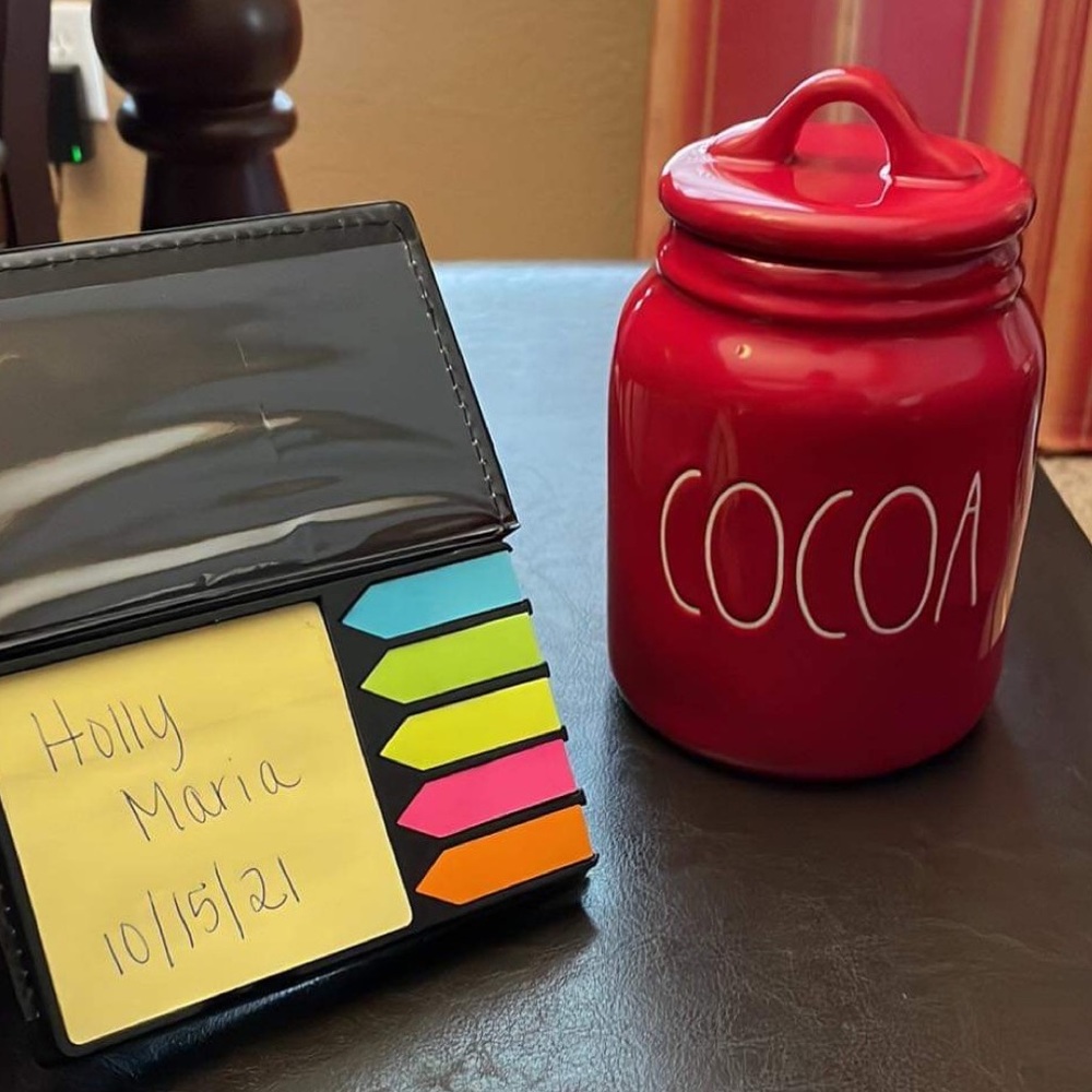 Reserved Red Cocoa Canister